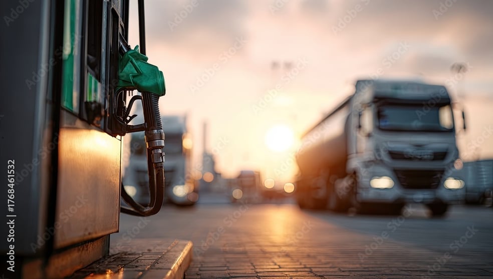 Sunrise fuels logistics with trucks station