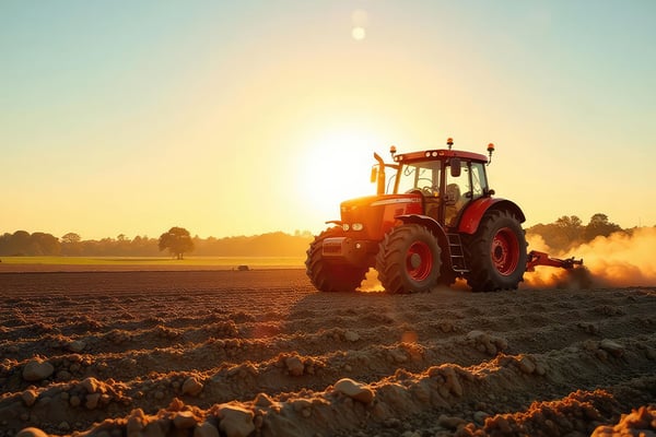 Landwirtschaftlicher Traktor mit AdBlue Einsatz für moderne Dieselmotoren