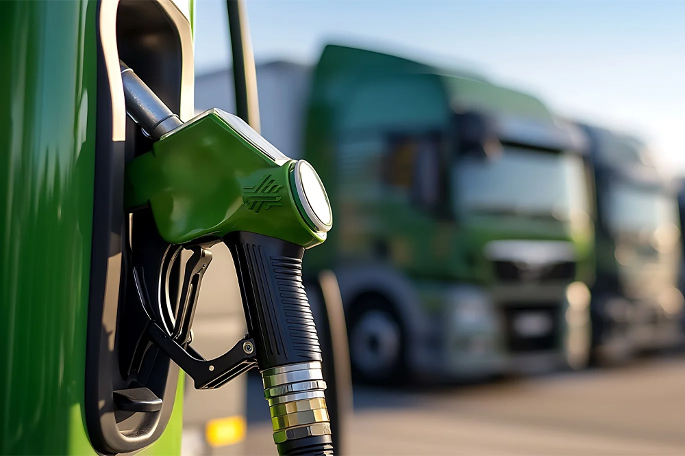 Betriebstankstelle für die direkte Kraftstoffversorgung kommunaler Fahrzeuge und Maschinen 