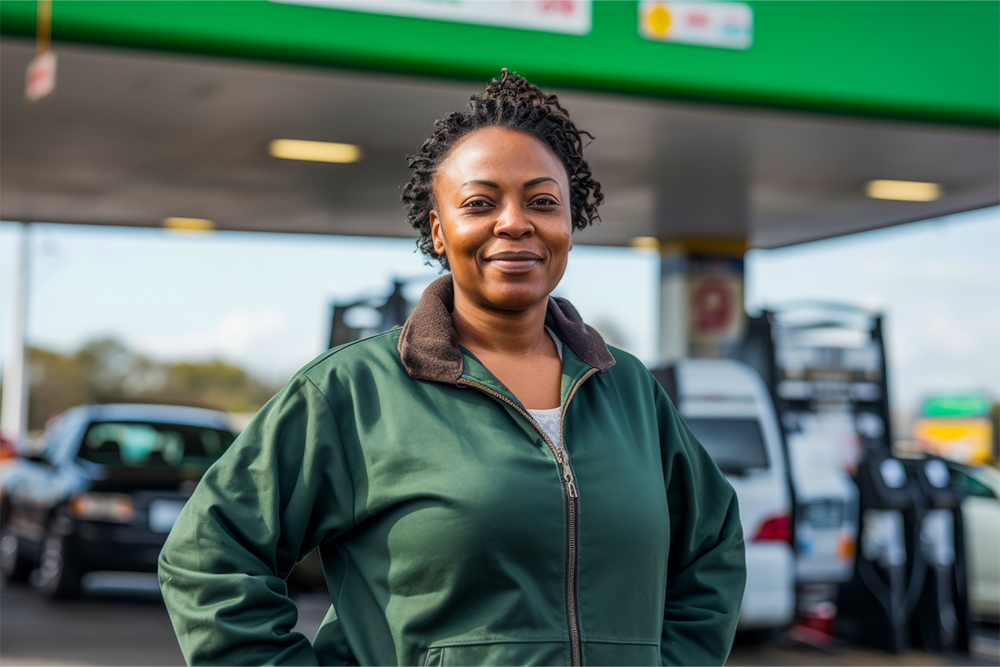 Sale of additional products in the service station store