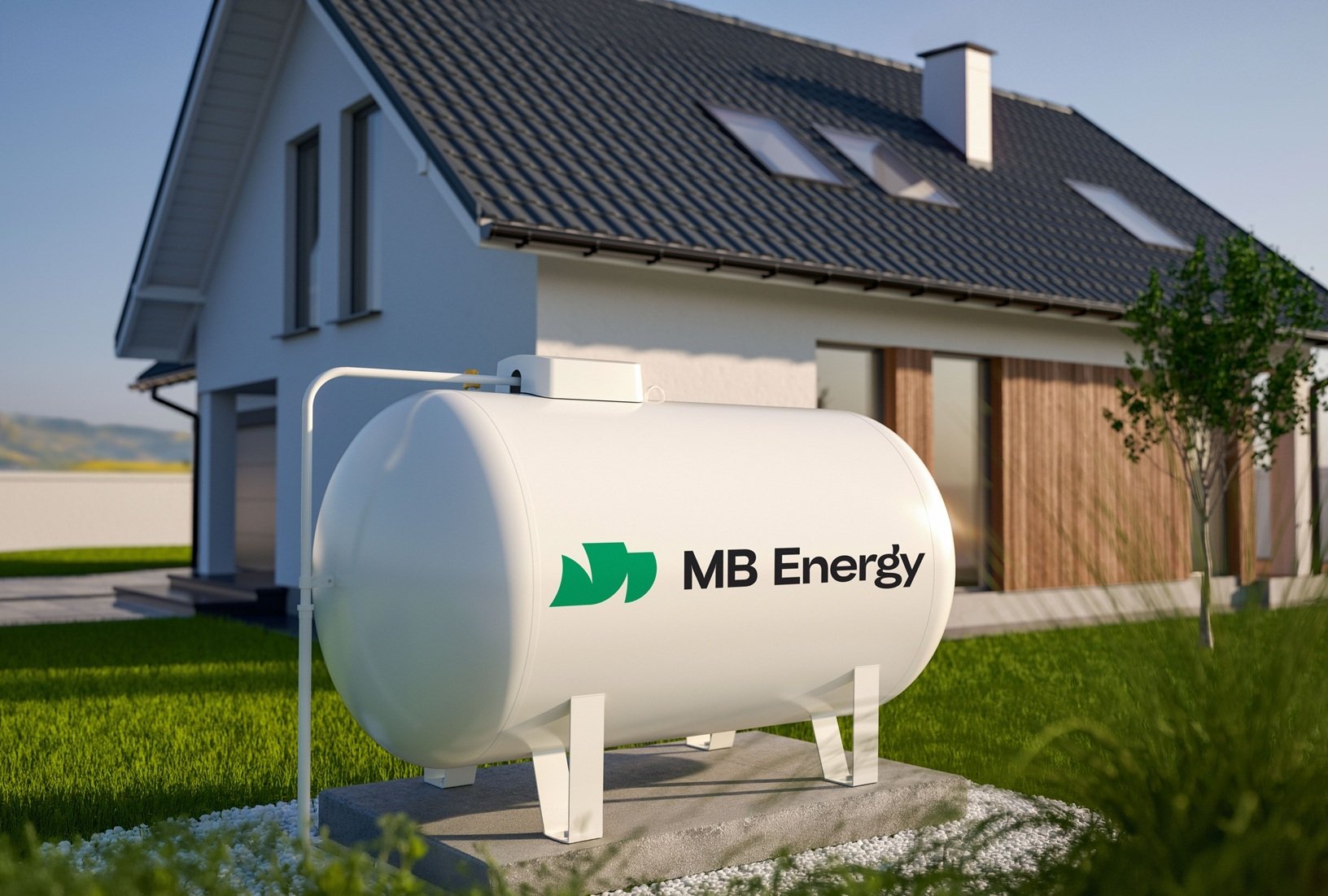 Liquid gas in households and commercial properties