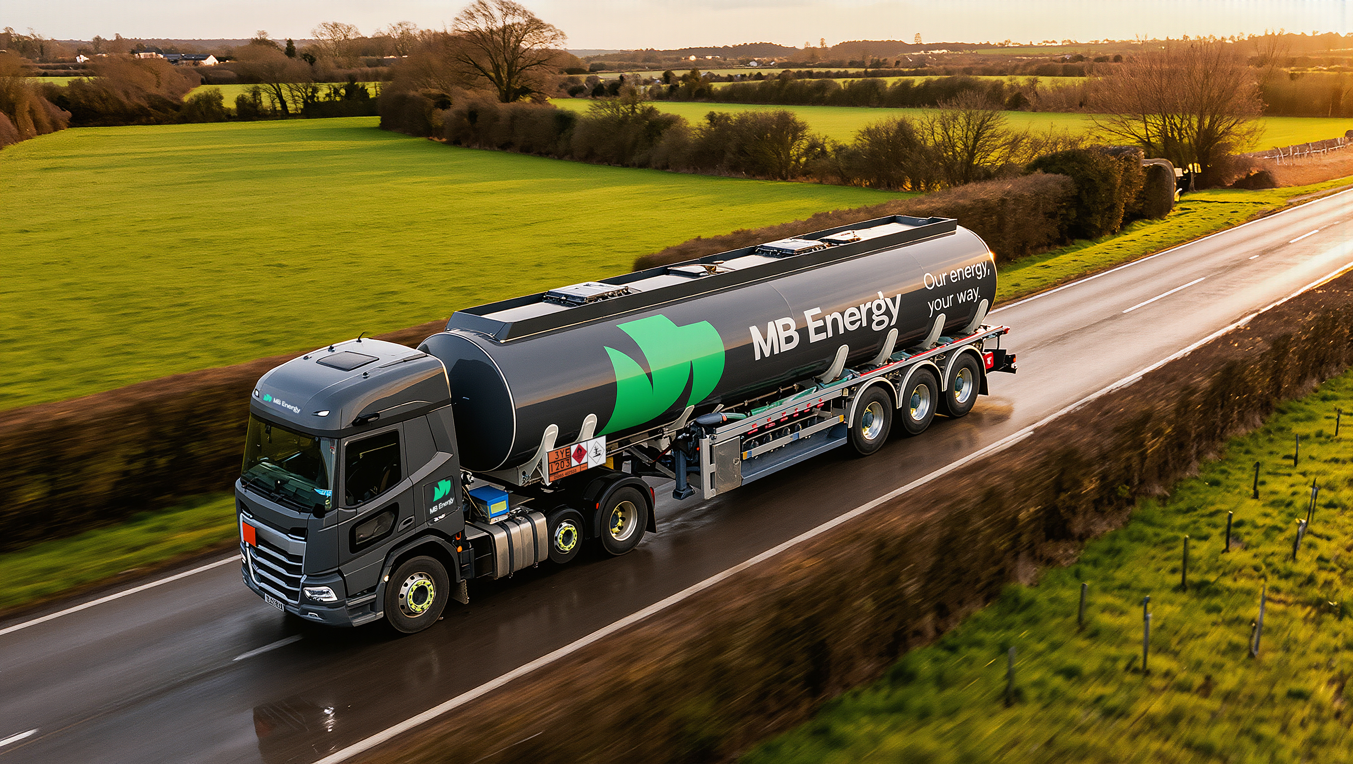 UK MBE driving truck